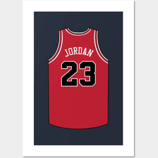 Michael Jordan Chicago Jersey Qiangy Posters and Art